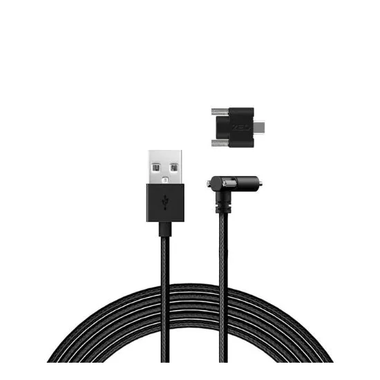 ZED 2i USB 3.0 Type-C Right Angle Dual Screw Locking Cable ZED 2i USB 3.0 Type-C Right Angle Dual Screw Locking Cable